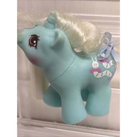 Vtge My Little Pony G1 Baby Wiggles Newborn Baby Ponies Aqua Unicorn COMPLETE - Picture 5 of 16